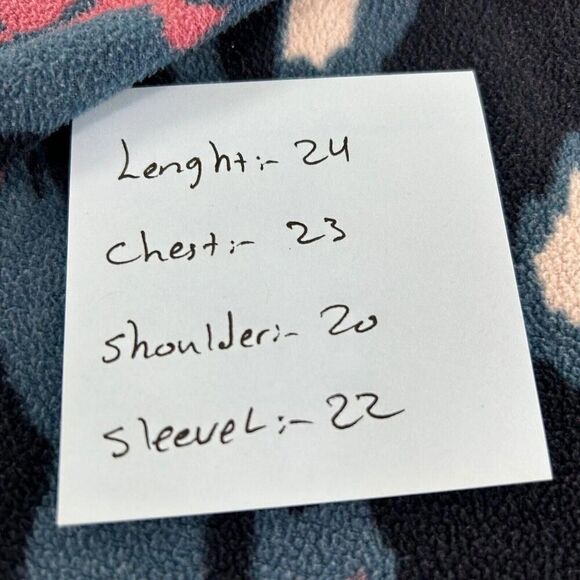 The North Face TKA Glacier Pullover Size L Mallard Blue Abstract Print Sweater - Picture 12 of 12